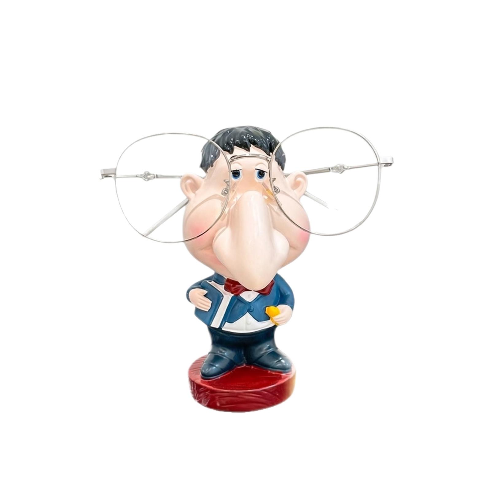 Creative Desktop Decorative Figurine Eyeglass Holder Resin Material Novelty Design Functional Home Office Accessory Unique Shape Stand one size
Creative Desktop Decorative Figurine Eyeglass Holder Resin Material Novelty Design Functional Home Office Accessory Unique Shape Stand one size