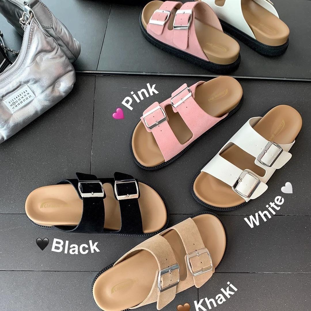 Винтаж 2024 новые кожаные тапочки с двойной пряжкой и тапочками Birkenstock на толстой подошве повседневные ленивые тапочки с одной педалью 35
Винтаж 2024 новые кожаные тапочки с двойной пряжкой и тапочками Birkenstock на толстой подошве повседневные ленивые тапочки с одной педалью 35