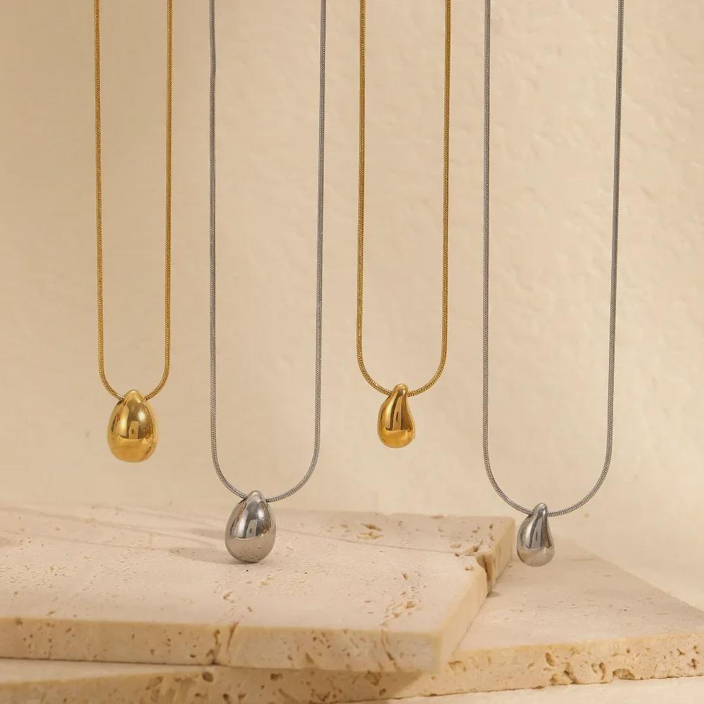 18K Stainless Steel Water Drop Clavicle Necklace - Simple, Versatile, Non-Fading, Women s Ins Style
18K Stainless Steel Water Drop Clavicle Necklace - Simple, Versatile, Non-Fading, Women s Ins Style