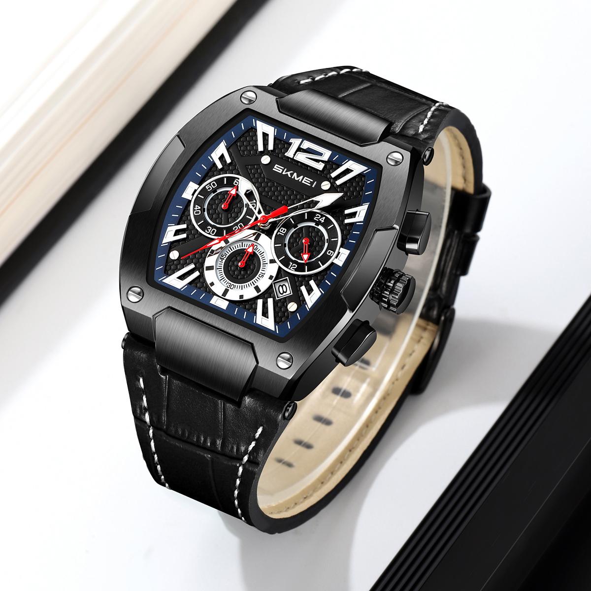 Luxury Barrel-Shaped Men Sport Waterproof Quartz Watch Leather Band Alloy Dial Casual Couple Luminous Wristwatch срібний/коричневий
Luxury Barrel-Shaped Men Sport Waterproof Quartz Watch Leather Band Alloy Dial Casual Couple Luminous Wristwatch срібний/коричневий