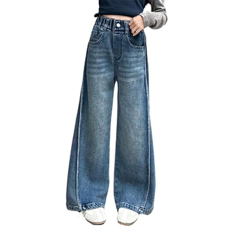 Autumn Tween Girl Dark Blue Jeans Foldable Wide Leg Denim Pants Kids Child Spring High Waist Jeans Trousers Age 4 To 14 Y 170 синій
Autumn Tween Girl Dark Blue Jeans Foldable Wide Leg Denim Pants Kids Child Spring High Waist Jeans Trousers Age 4 To 14 Y 170 синій