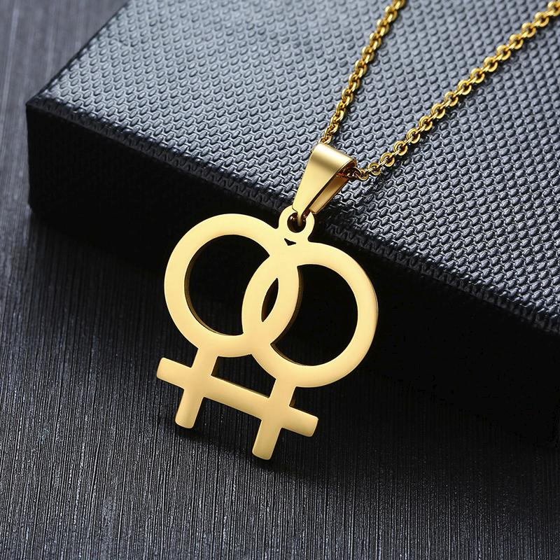 Female Symbol Necklaces for Women Three Colors Stainless Steel Lesbian Pendant Casual LGBT Jewelry
Female Symbol Necklaces for Women Three Colors Stainless Steel Lesbian Pendant Casual LGBT Jewelry