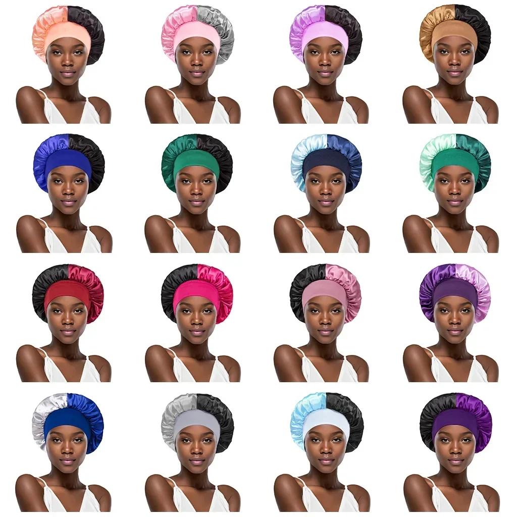 New Large Satin Bonnet Silk Night Sleeping Cap with Head Tie Band Bonnet Edge Wrap for Women Curly Braid Hair
New Large Satin Bonnet Silk Night Sleeping Cap with Head Tie Band Bonnet Edge Wrap for Women Curly Braid Hair