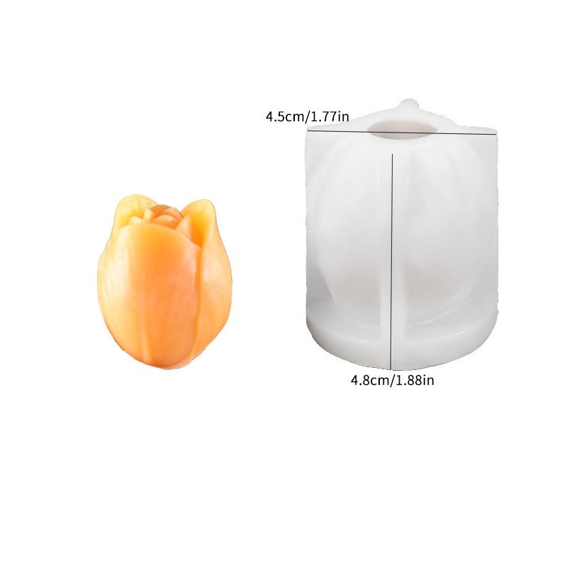 DIY Flowers Tulip Silicone Mold Handmade Scented Candle Plaster Resin Mold Homemade Cookies Chocolate Candy Baking Tool
DIY Flowers Tulip Silicone Mold Handmade Scented Candle Plaster Resin Mold Homemade Cookies Chocolate Candy Baking Tool