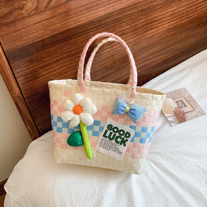 Summer Trend New Fashion Versatile Woven Vegetable Basket Beach Bag Handbag Women s Bag
Summer Trend New Fashion Versatile Woven Vegetable Basket Beach Bag Handbag Women s Bag