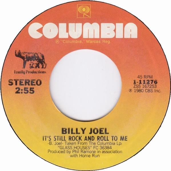 7inch Record BILLY JOEL - It s Still Rock And Roll To Me 111276 Columbia, Famil 1980 US Rock Used
7inch Record BILLY JOEL - It s Still Rock And Roll To Me 111276 Columbia, Famil 1980 US Rock Used