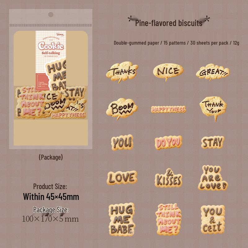 Ketchup Girl Cookie Crumble Series: Warm Healing Realistic Cookie Hard Card Sticker Pack - 4 Styles
Ketchup Girl Cookie Crumble Series: Warm Healing Realistic Cookie Hard Card Sticker Pack - 4 Styles
