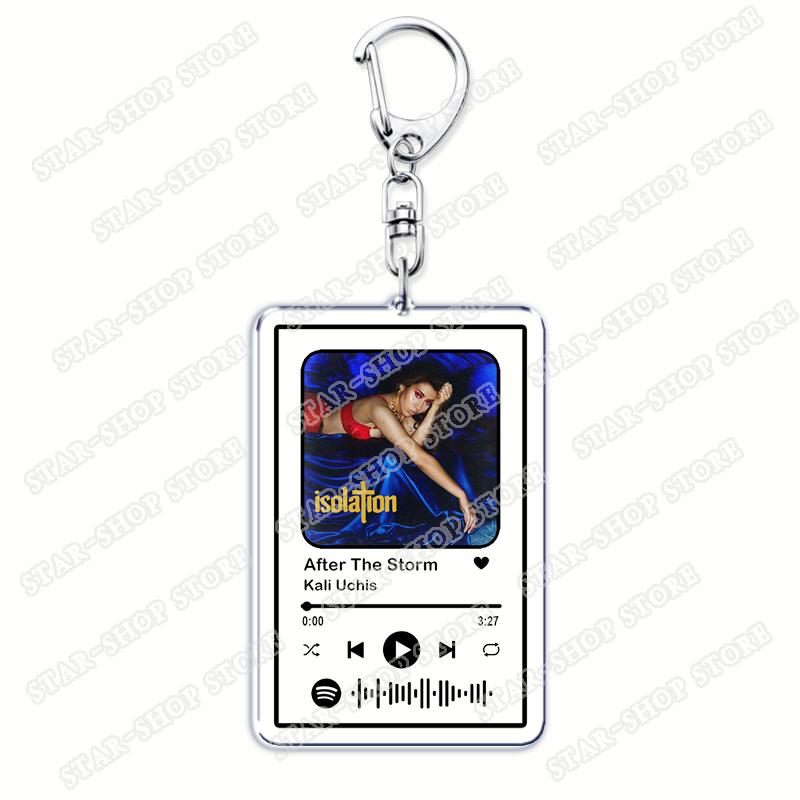 Hot Singer Kali Uchis Songs Keychains for Women Accessories Bag Telepatía Moonlight Music Code Keying Jewelry Fans Friends Gifts
Hot Singer Kali Uchis Songs Keychains for Women Accessories Bag Telepatía Moonlight Music Code Keying Jewelry Fans Friends Gifts