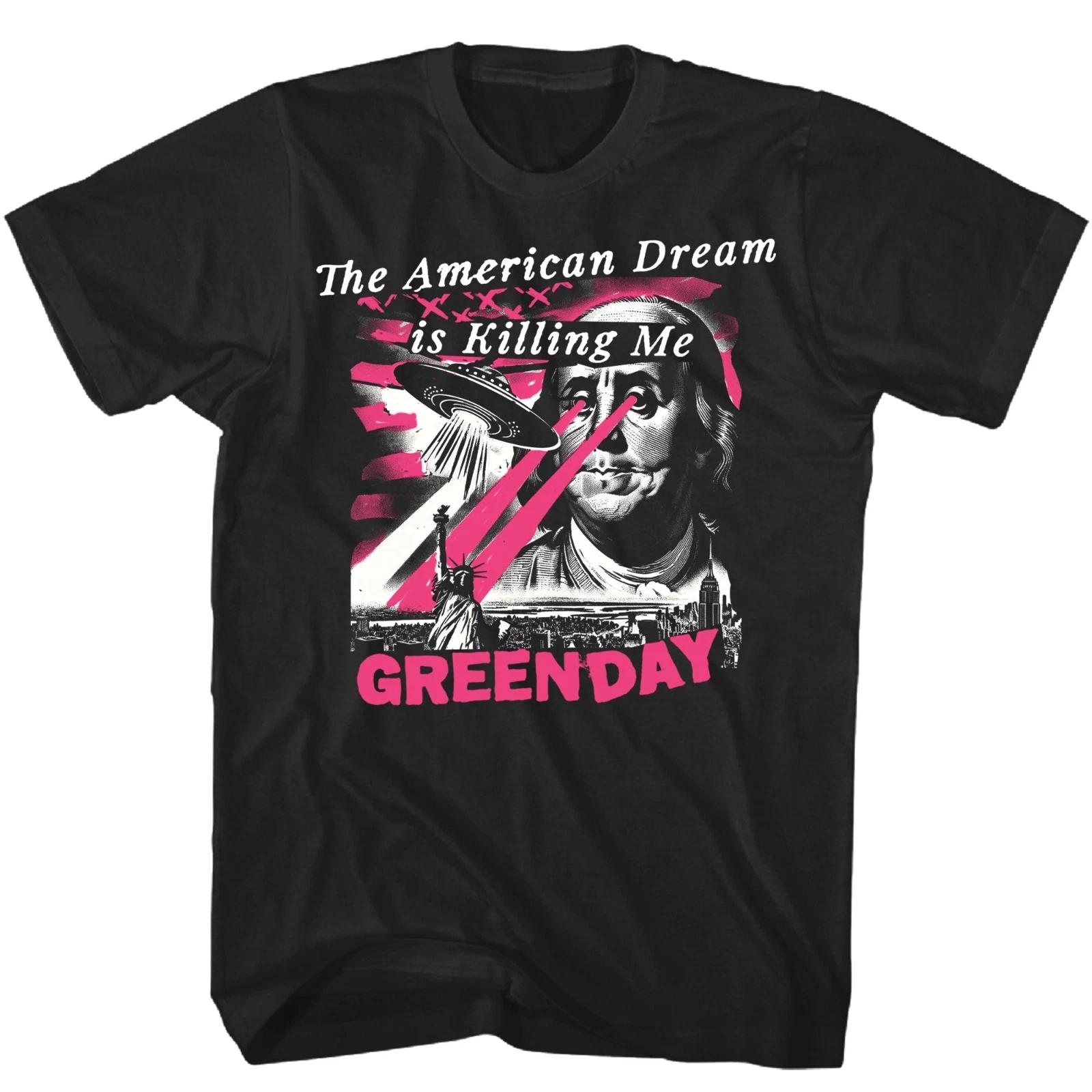 Green Day Футболка American Dream Abduction Мужская Рок-музыка Классическая группа Черная M
Green Day Футболка American Dream Abduction Мужская Рок-музыка Классическая группа Черная M