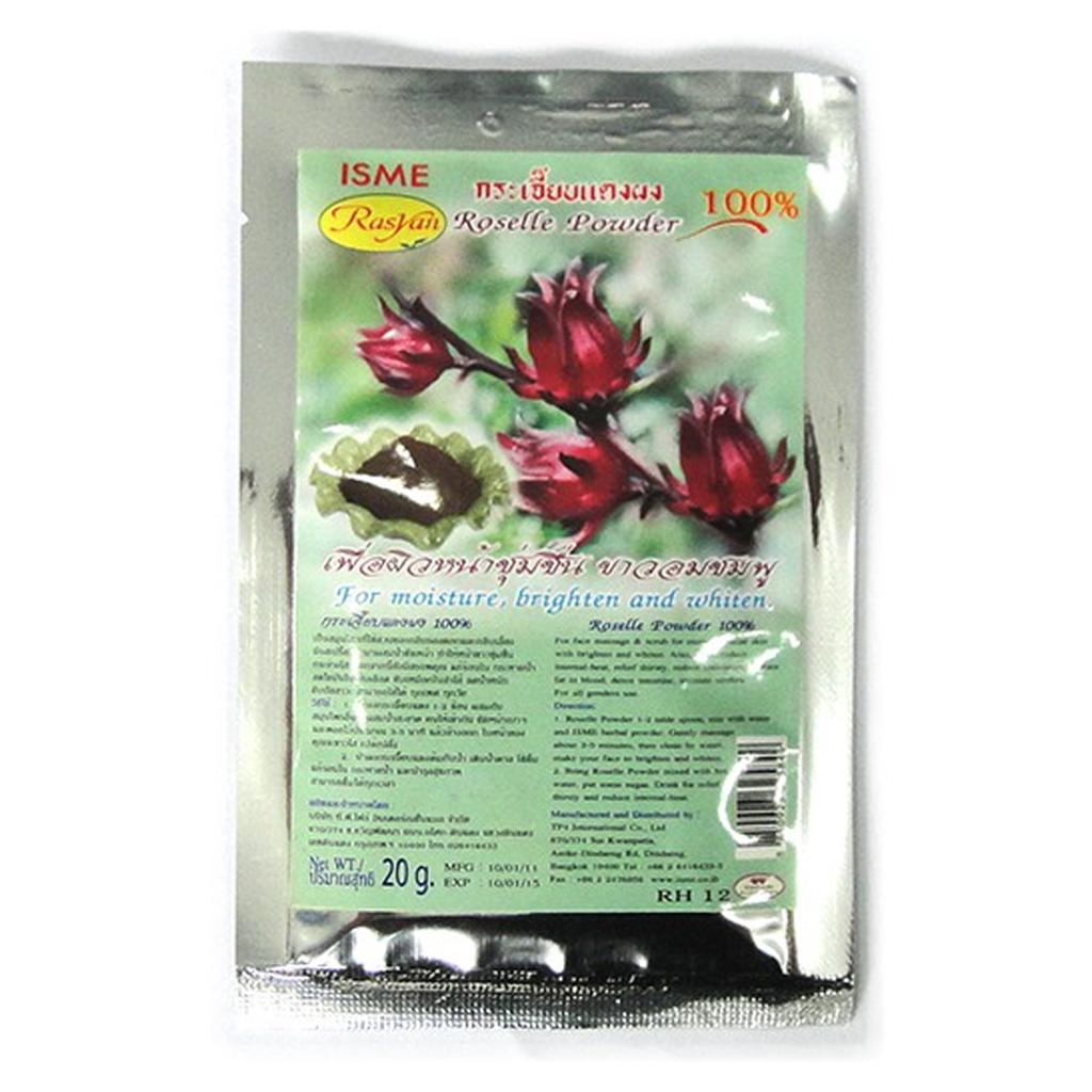ISME Rasyan Roselle Powder 100% Для увлажнения кожи лица, осветление и отбеливание, 20 г - Тайский 20 g
ISME Rasyan Roselle Powder 100% Для увлажнения кожи лица, осветление и отбеливание, 20 г - Тайский 20 g
