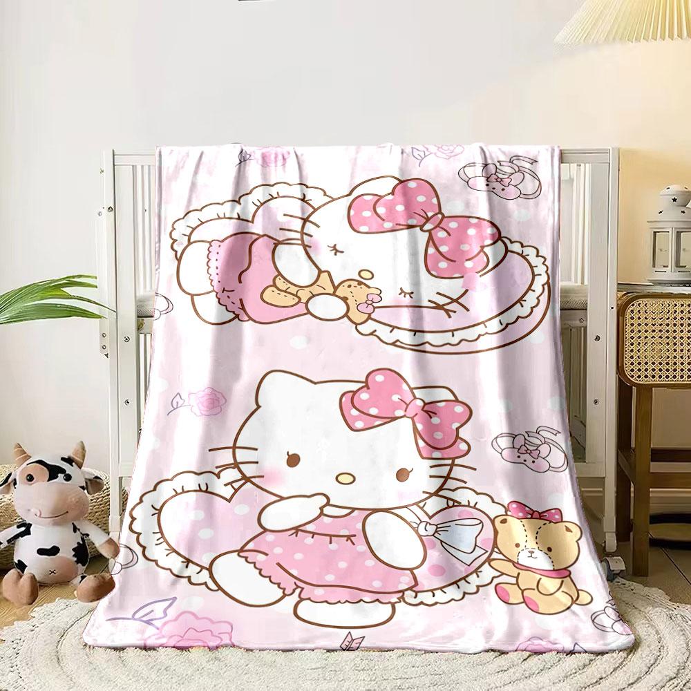 Cute cartoon cat with pink bows, polka dots, and heart-shaped pillows. for all seasons blanket lunch break throw gift 80cm x 120cm
Cute cartoon cat with pink bows, polka dots, and heart-shaped pillows. for all seasons blanket lunch break throw gift 80cm x 120cm
