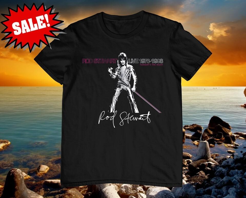 New Rod Stewart Live 1976 - 1998 Cotton Black All Size Unisex T Shirt Unisex T-Shirt XXXXL
New Rod Stewart Live 1976 - 1998 Cotton Black All Size Unisex T Shirt Unisex T-Shirt XXXXL