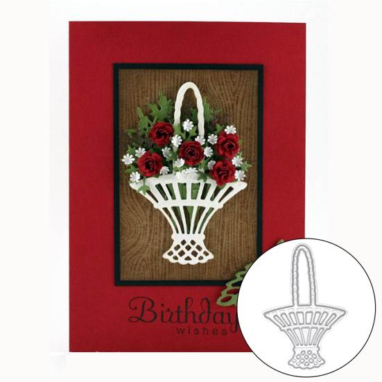 Flower Basket Metal Cutting Die Stencil for Card Making Scrapbooking Photo Album
Flower Basket Metal Cutting Die Stencil for Card Making Scrapbooking Photo Album