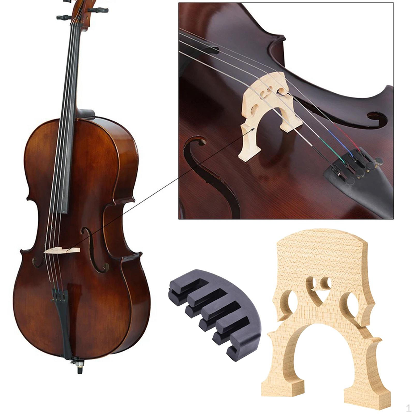 Cello Bridge and Mute Accessories Easy to Install Portable, Durability, Premium Professional 11cmx9cmx1.27cm
Cello Bridge and Mute Accessories Easy to Install Portable, Durability, Premium Professional 11cmx9cmx1.27cm