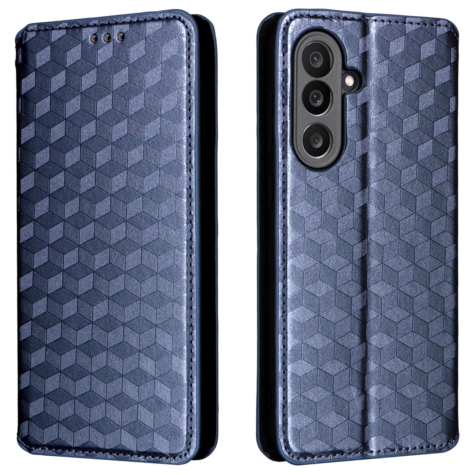 For Samsung Galaxy M56 5G Case Wallet Rhombus Imprinted Leather Phone Cover Blue
For Samsung Galaxy M56 5G Case Wallet Rhombus Imprinted Leather Phone Cover Blue