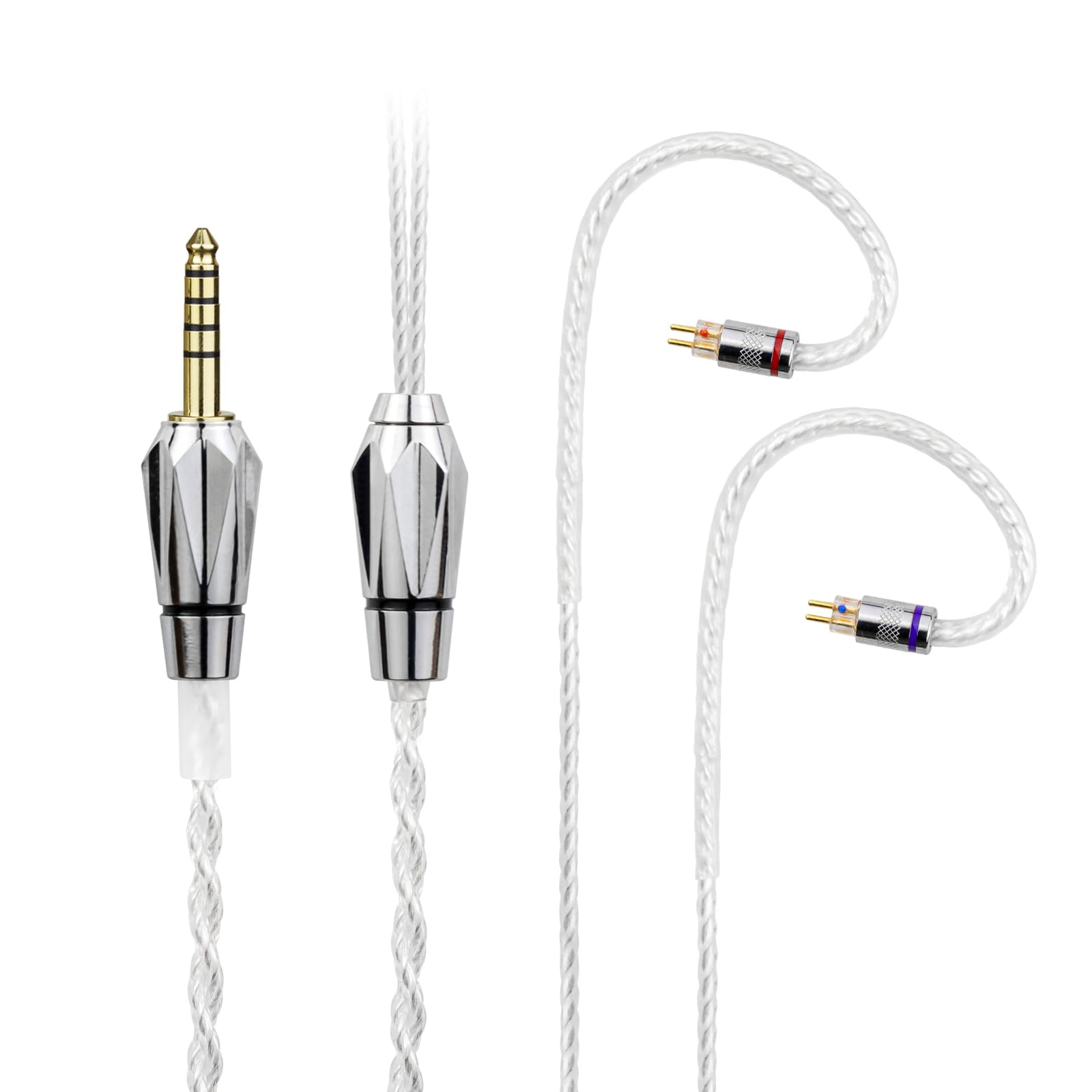 Cooyin Crystal Love Recable 2pin Cable Наушники HIFI Качество звука 4 ядра посеребренная монокристаллическая медь Совместимость с 0.78 A3000, A4000,
Cooyin Crystal Love Recable 2pin Cable Наушники HIFI Качество звука 4 ядра посеребренная монокристаллическая медь Совместимость с 0.78 A3000, A4000,