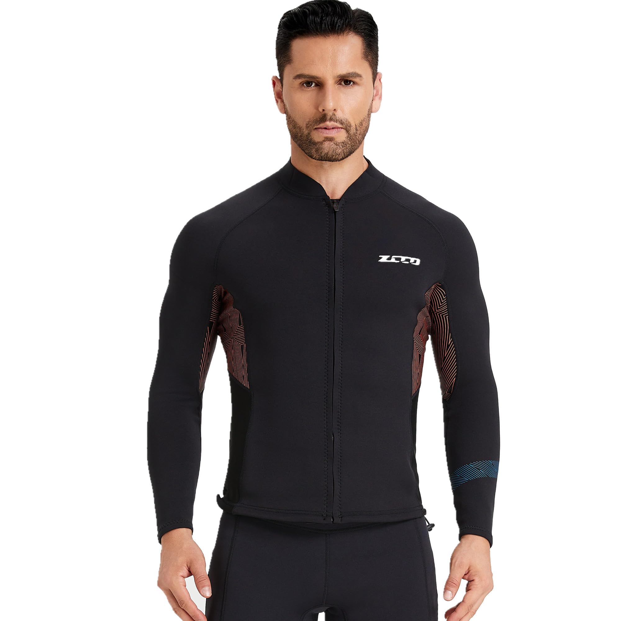 Neoprene Wetsuit Top for Men and Scuba Diving Jacket with Front Long Perfect for Water Sports Women, 1.5MM Zip, Sleeve, Warmth, UPF50+ Protection,
Neoprene Wetsuit Top for Men and Scuba Diving Jacket with Front Long Perfect for Water Sports Women, 1.5MM Zip, Sleeve, Warmth, UPF50+ Protection,