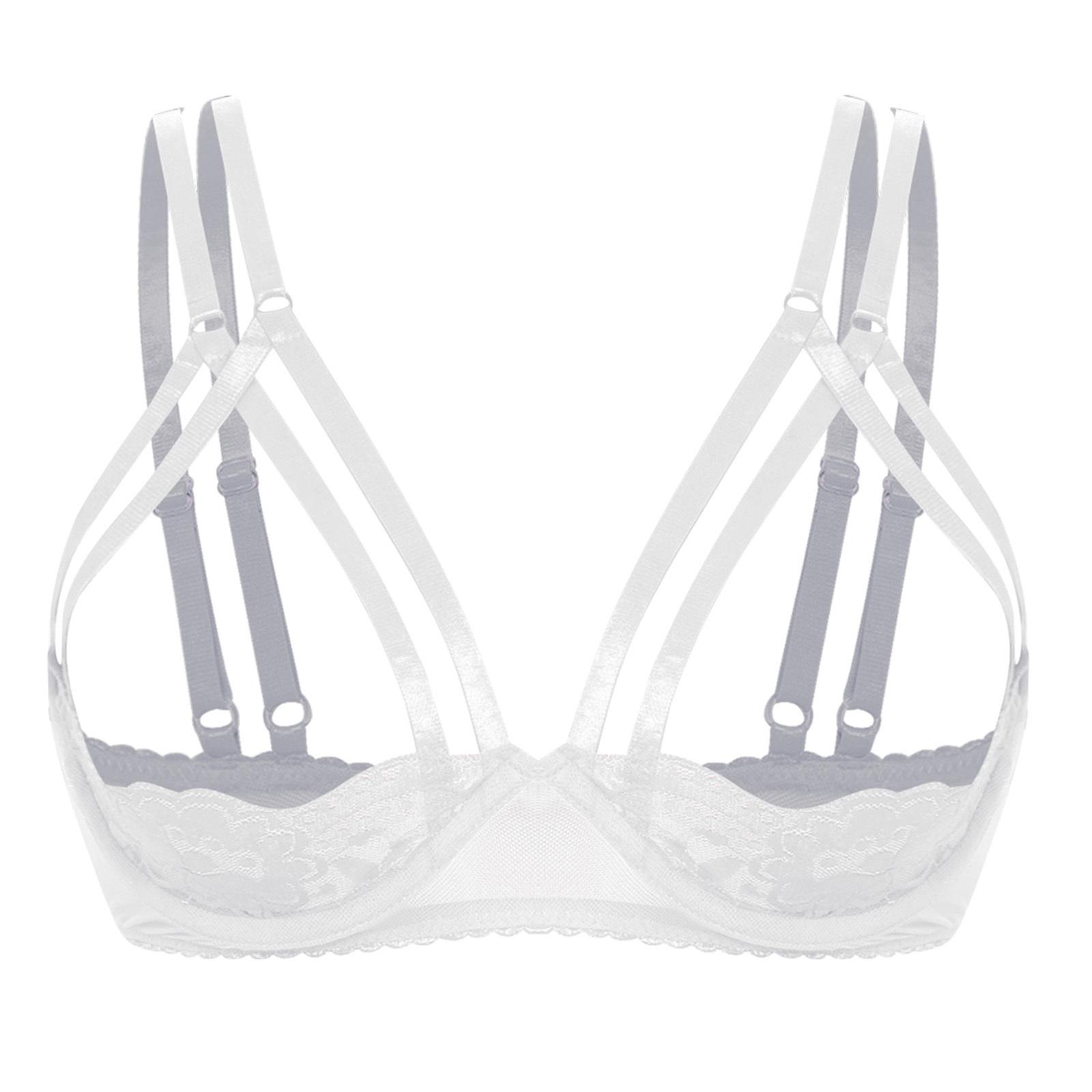 Жіночий мереживний бюстгальтер на кісточках, чашка 1/4, балконет, подвійні бретелі, пуш-ап топ, білизна для побачення, вечірки M білий
Жіночий мереживний бюстгальтер на кісточках, чашка 1/4, балконет, подвійні бретелі, пуш-ап топ, білизна для побачення, вечірки M білий