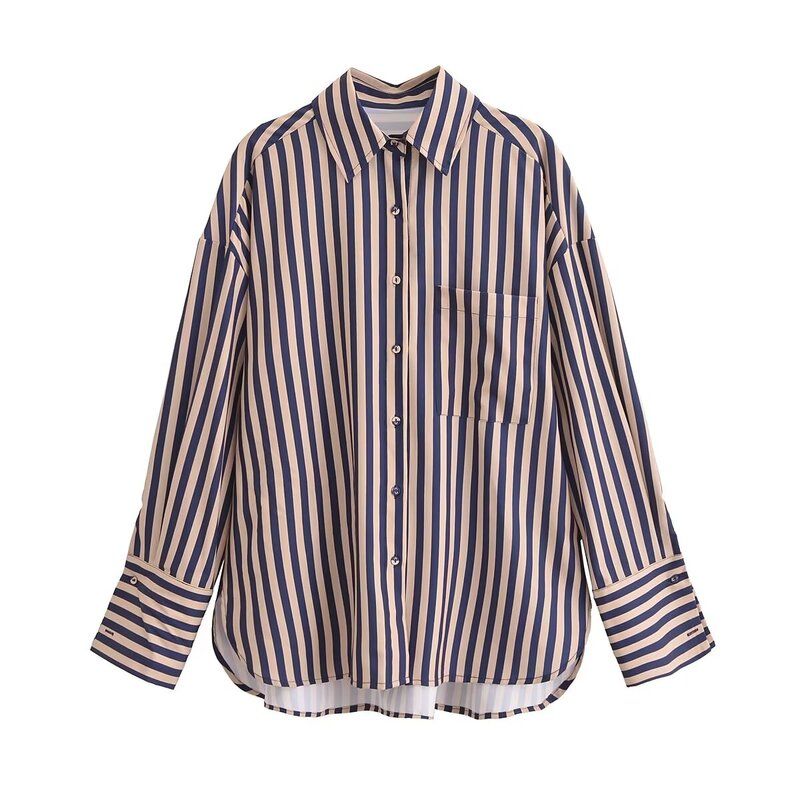 2024 Women s Spring New Stripes Casual Easiest for Match Loose Lapels Long Sleeve Shirt Top 2731816 704 As shown in the figure L
2024 Women s Spring New Stripes Casual Easiest for Match Loose Lapels Long Sleeve Shirt Top 2731816 704 As shown in the figure L