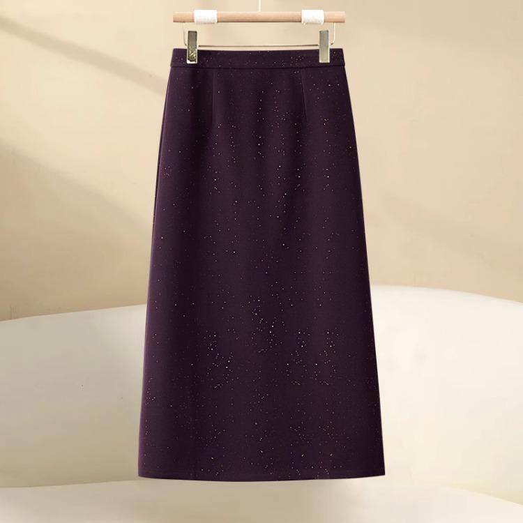Women s Black Wool Blend Sequin Midi Skirt - High Waist, Bodycon A-Line for Autumn/Winter 2024 29/XL (Recommended for 115-125 lbs)
Women s Black Wool Blend Sequin Midi Skirt - High Waist, Bodycon A-Line for Autumn/Winter 2024 29/XL (Recommended for 115-125 lbs)