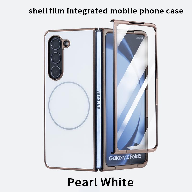 For Samsung Galaxy Fold 7 6 5 4 3 electroplated phone case, matte texture with tempered film and magnetic Galaxy Z Fold3 5G
For Samsung Galaxy Fold 7 6 5 4 3 electroplated phone case, matte texture with tempered film and magnetic Galaxy Z Fold3 5G