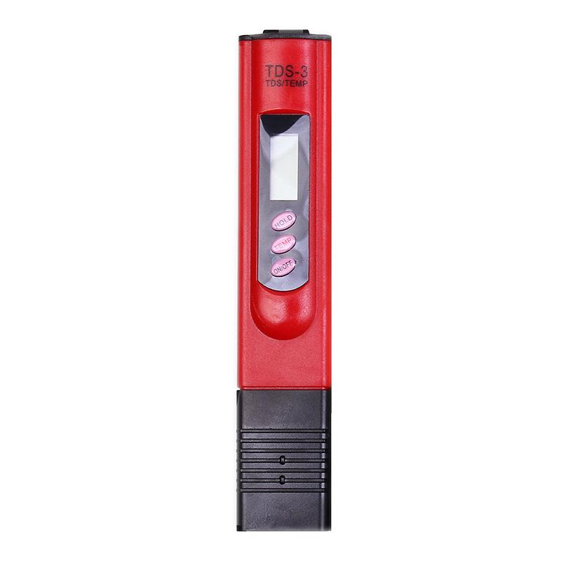 High Precision TDS-3 Water Quality Tester Pen Digital PPM Meter Portable for Household Tap Water Drinking Fountain червоний
High Precision TDS-3 Water Quality Tester Pen Digital PPM Meter Portable for Household Tap Water Drinking Fountain червоний
