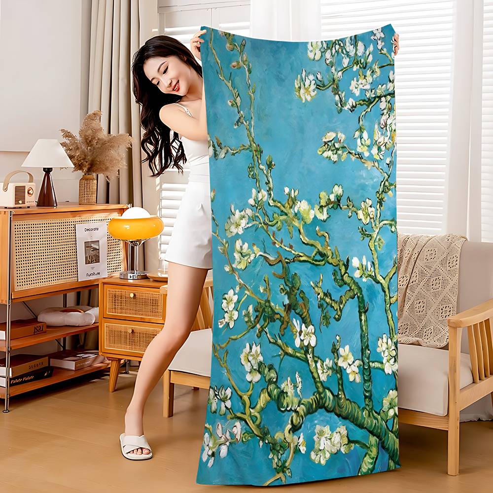 Vincent Willem Van Gogh Painting Microfiber Blanket Quick Drying Beach Towels Oversized Printing Super Absorbent Towel Blanket W30*H60(CM)
Vincent Willem Van Gogh Painting Microfiber Blanket Quick Drying Beach Towels Oversized Printing Super Absorbent Towel Blanket W30*H60(CM)
