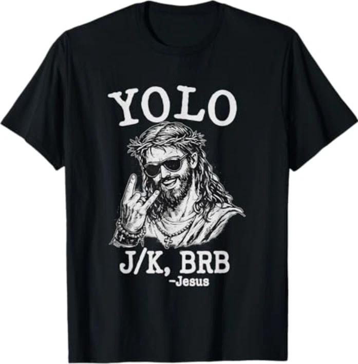 Yolo JK BRB Иисус День Пасхи Смешная Воскрешение Христианская Футболка S
Yolo JK BRB Иисус День Пасхи Смешная Воскрешение Христианская Футболка S