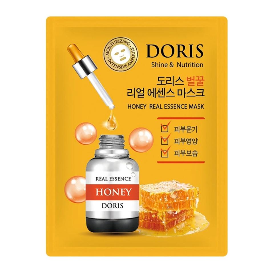 DORIS HONEY REAL ESSENCE MASK Тканевая маска для лица с мёдом
DORIS HONEY REAL ESSENCE MASK Тканевая маска для лица с мёдом