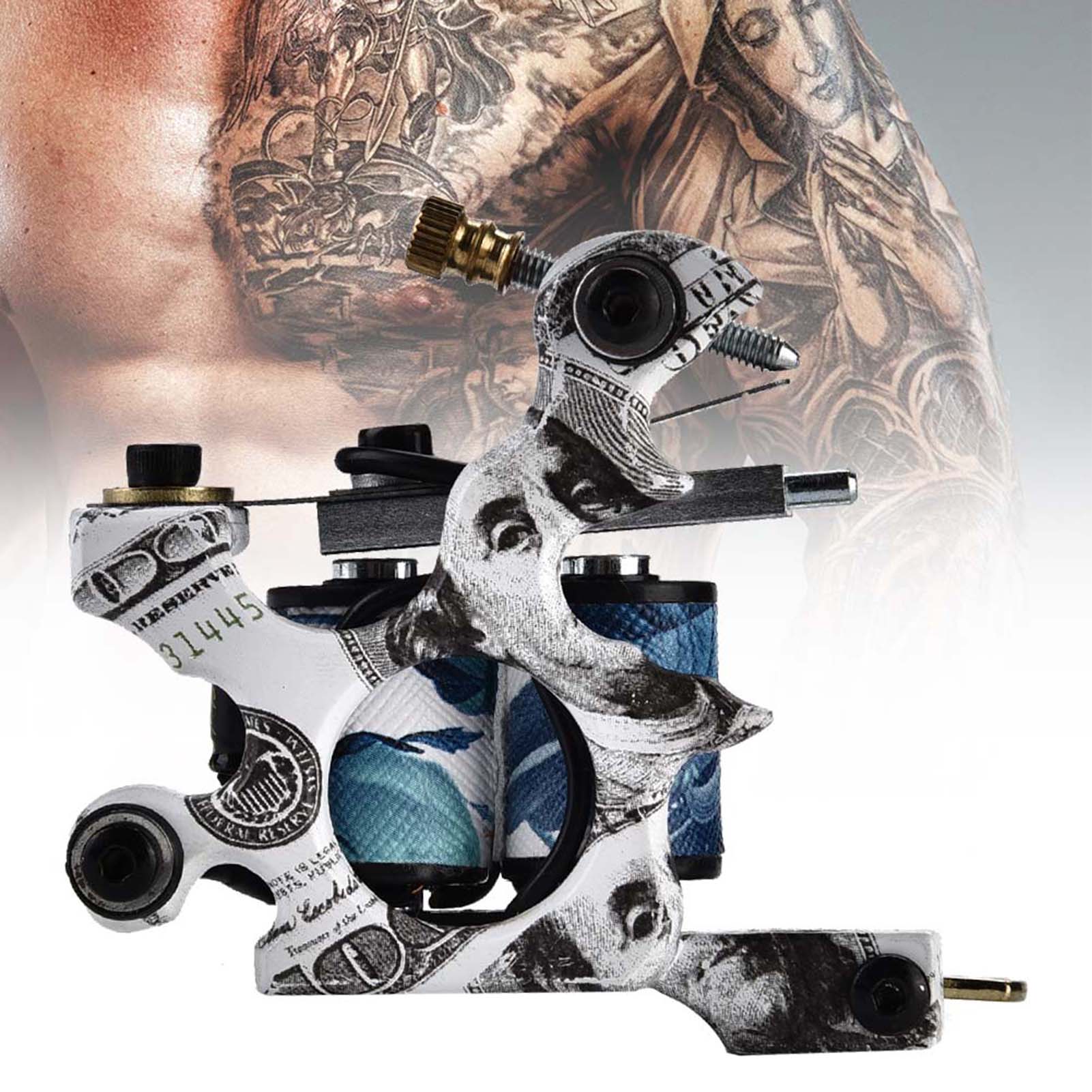 10 wraps Professional Alloy Tattoo Machine Copper Coils Shader Tattoo Machine Liner Gun
10 wraps Professional Alloy Tattoo Machine Copper Coils Shader Tattoo Machine Liner Gun
