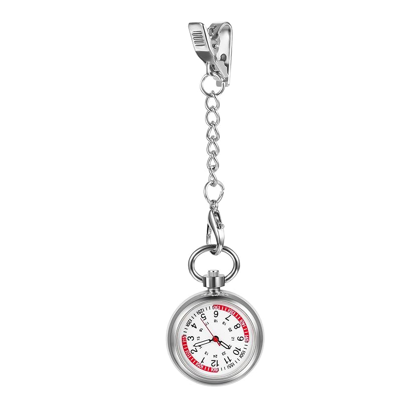 nurse watch key ring clock clip chain: nurse upside down waterproof pocket watch pocket watch quartz Goods - nursing day nursery teacher Perfect gift
nurse watch key ring clock clip chain: nurse upside down waterproof pocket watch pocket watch quartz Goods - nursing day nursery teacher Perfect gift