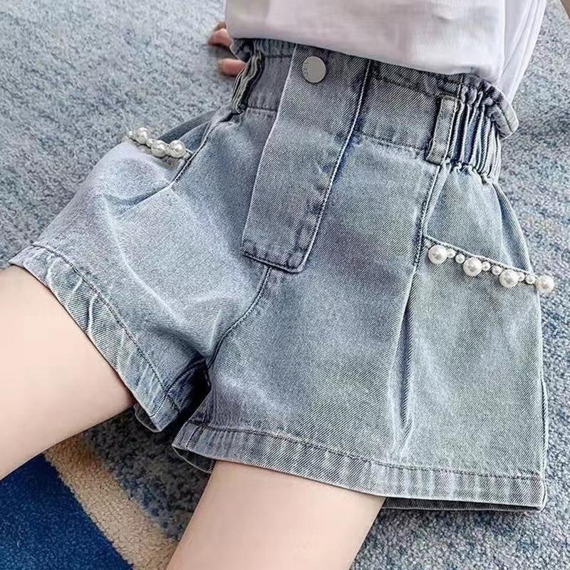 Summer Girls Denim Shorts Children s Pleated Jeans 4-12Years Teens Girls Short Jeans Pearl Decoration 100
Summer Girls Denim Shorts Children s Pleated Jeans 4-12Years Teens Girls Short Jeans Pearl Decoration 100