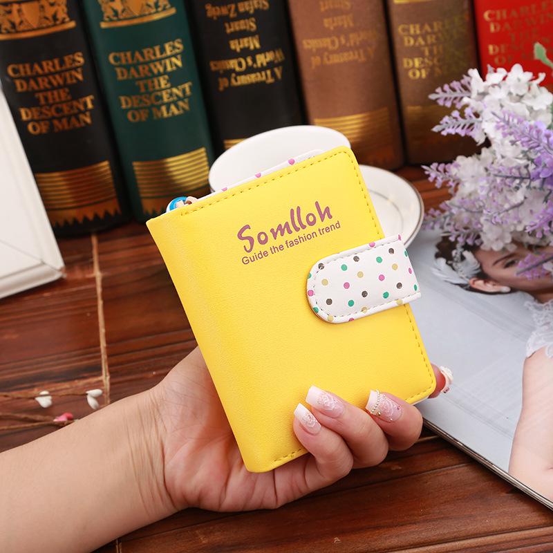 Fashion Dots Hasp Leather Wallet for Women Bank Credit Card Holder Girls Short Wallets Students Zipper Money Coin Bag Cash Purse жовтий
Fashion Dots Hasp Leather Wallet for Women Bank Credit Card Holder Girls Short Wallets Students Zipper Money Coin Bag Cash Purse жовтий