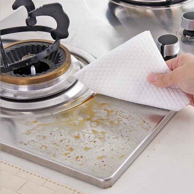 Disposable Lazy Rags Thickened Non-woven Dishcloths Kitchen Roller Cleaning Cloth Super Absorbent Towels Cleaner Wipes
Disposable Lazy Rags Thickened Non-woven Dishcloths Kitchen Roller Cleaning Cloth Super Absorbent Towels Cleaner Wipes