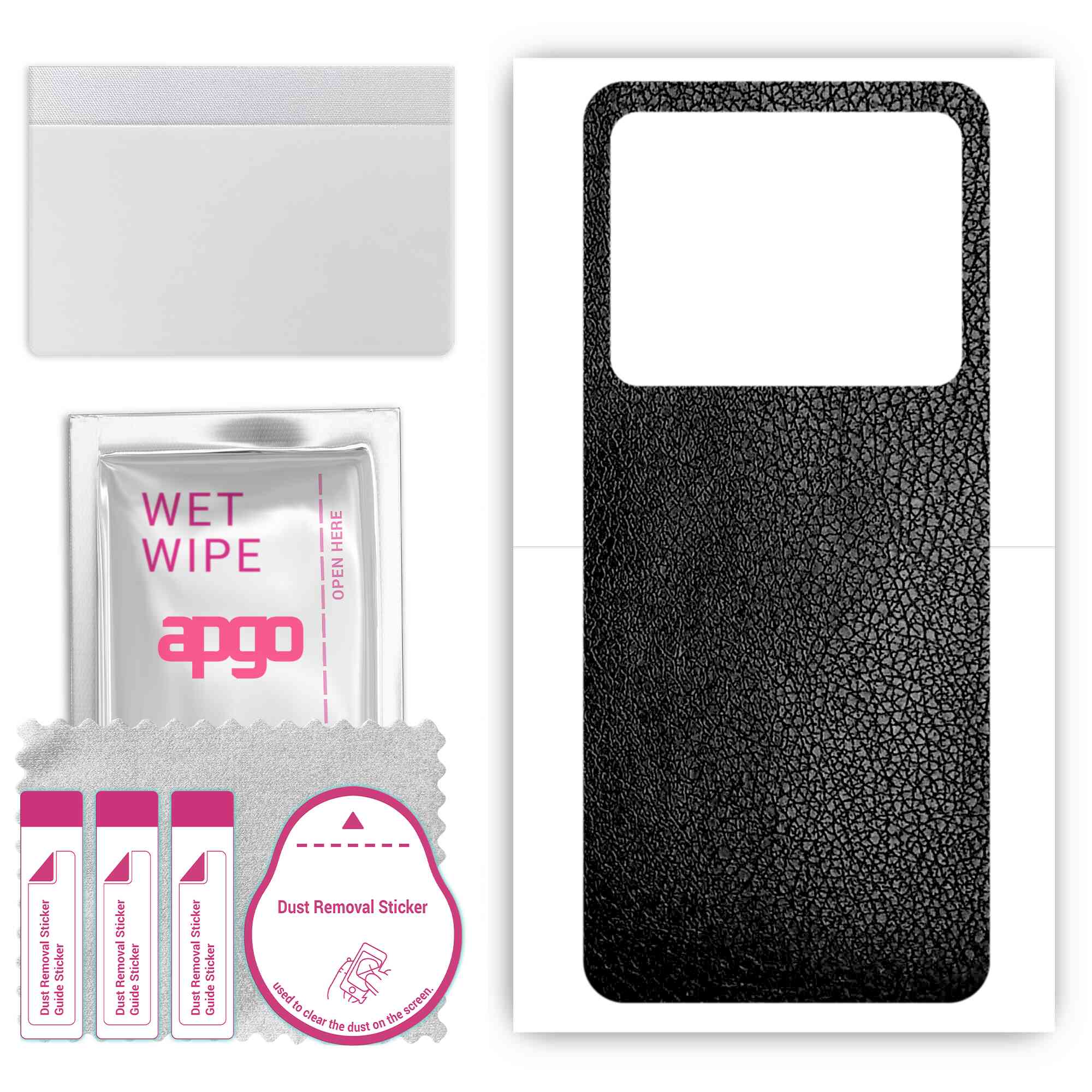 Apgo Protective Skin Sticker for the back compatible with ZTE Nubia Z50 Ultra, Wrap Film, Foil, Vinyl - Pattern Black Leather
Apgo Protective Skin Sticker for the back compatible with ZTE Nubia Z50 Ultra, Wrap Film, Foil, Vinyl - Pattern Black Leather