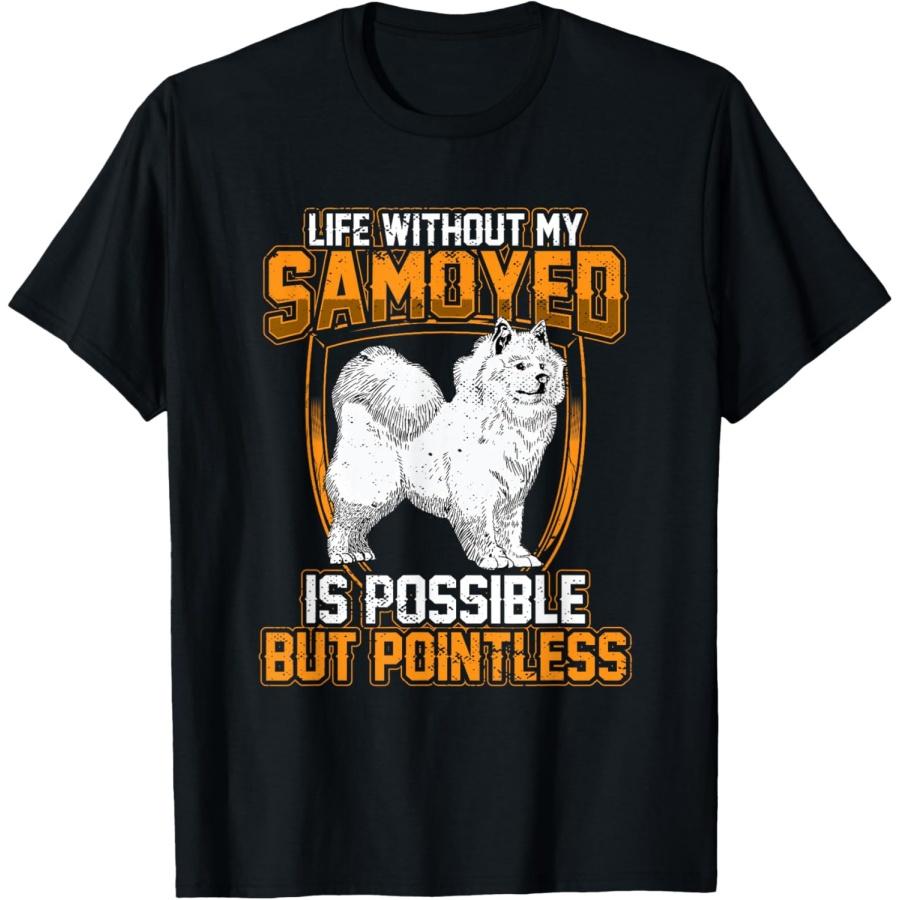 Pointless without Samoyed Siberian Samoyed Dog T-Shirt XXXXXL чорний
Pointless without Samoyed Siberian Samoyed Dog T-Shirt XXXXXL чорний