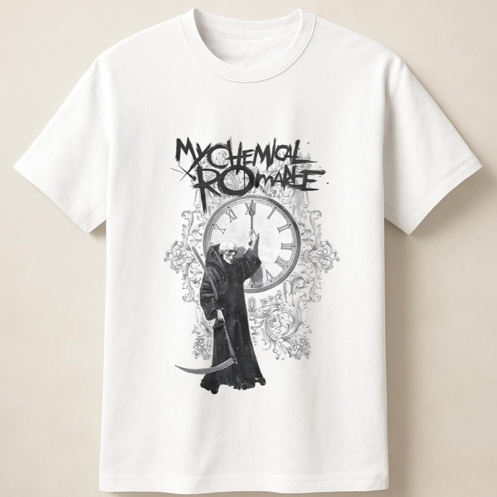 My Chemical Romance Tee With Clock Of Death Reaper Album Style Unisex T Shirt Unisex T-Shirt S
My Chemical Romance Tee With Clock Of Death Reaper Album Style Unisex T Shirt Unisex T-Shirt S