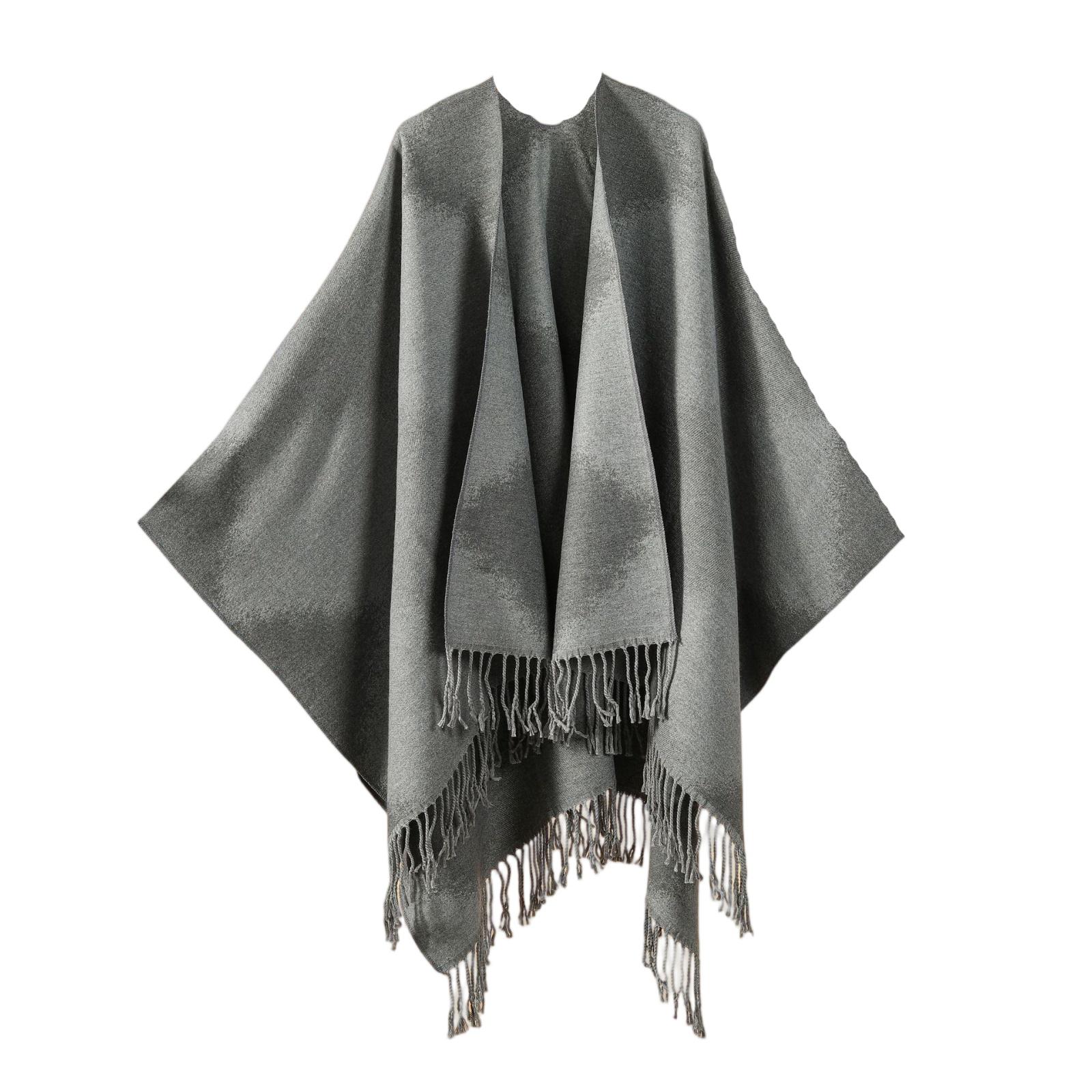 Женский модный однотонный платок с бахромой и разрезом, двухсторонний трехмерный волнистый теплый шарф из имитации кашемира, накидка-кардиган One Size
Женский модный однотонный платок с бахромой и разрезом, двухсторонний трехмерный волнистый теплый шарф из имитации кашемира, накидка-кардиган One Size