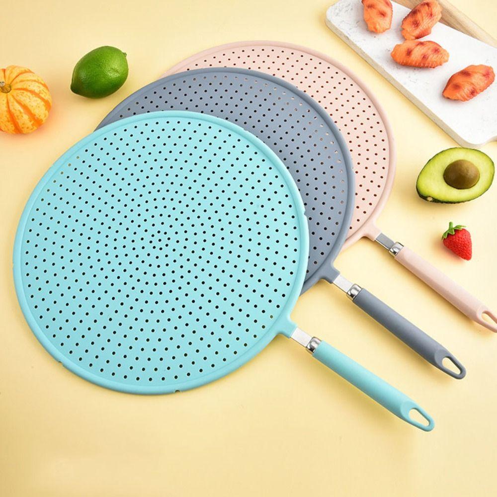 Heat-resisting Oil Splash Splatter Screen Large Size Frying Pan Lid Kitchen Splatter Screen Pot сірий
Heat-resisting Oil Splash Splatter Screen Large Size Frying Pan Lid Kitchen Splatter Screen Pot сірий
