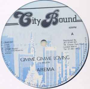 12inch Record AREMA - Gimme Gimme Loving CBAD007 City Bound 1986 UK Reggae, Ska & Dub Used
12inch Record AREMA - Gimme Gimme Loving CBAD007 City Bound 1986 UK Reggae, Ska & Dub Used