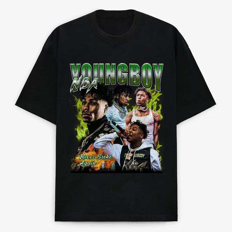 Футболка унисекс Youngboy Never Broke Again Nba в стиле хип-хоп, винтажная футболка с рэпом в стиле ретро 90-х годов
Футболка унисекс Youngboy Never Broke Again Nba в стиле хип-хоп, винтажная футболка с рэпом в стиле ретро 90-х годов