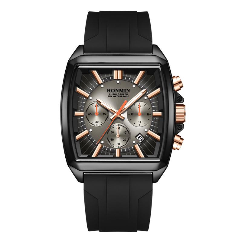 HONMIN Men s Square Chronograph Watch - 6-Hand Quartz with Leather Strap. чёрный
HONMIN Men s Square Chronograph Watch - 6-Hand Quartz with Leather Strap. чёрный