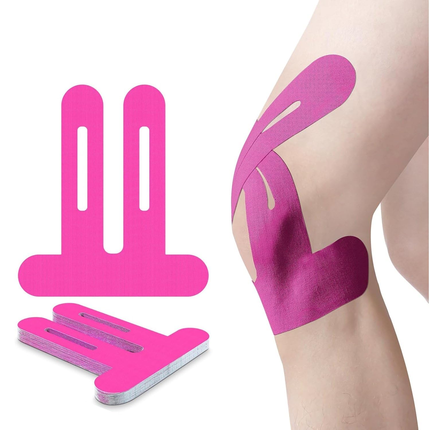 Precut Kinesiology Tape for Knees,15-30 Pcs – Elastic Knee Support & Stability, Pain Relief – Waterproof, Breathable 15pcs
Precut Kinesiology Tape for Knees,15-30 Pcs – Elastic Knee Support & Stability, Pain Relief – Waterproof, Breathable 15pcs