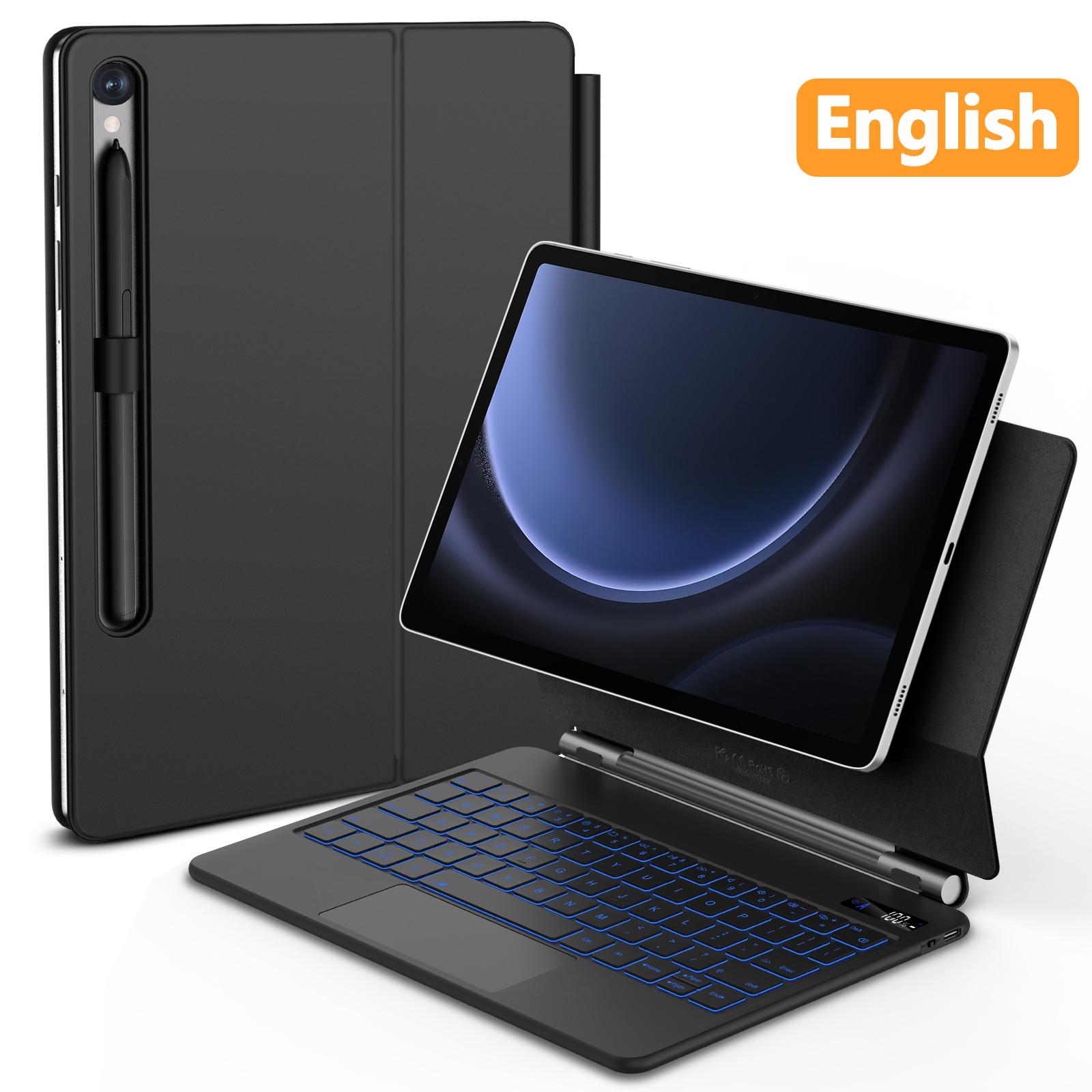 Magic Keyboard for Samsung Tab S10+/S9+/S9/S9 FE/S8/S7 Floating Cantilever Magnetic Stand Multi-Touch Trackpad with S Pen Holder 11 inch
Magic Keyboard for Samsung Tab S10+/S9+/S9/S9 FE/S8/S7 Floating Cantilever Magnetic Stand Multi-Touch Trackpad with S Pen Holder 11 inch