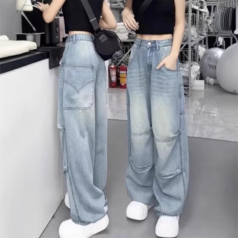 Women s Spicy Girl Light Blue Wide Leg Jeans - 2025 Spring/Autumn Slimming Straight Leg Loose Fit 3XL светло-синий
Women s Spicy Girl Light Blue Wide Leg Jeans - 2025 Spring/Autumn Slimming Straight Leg Loose Fit 3XL светло-синий