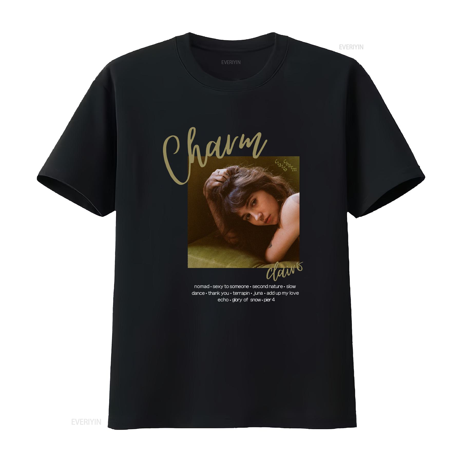 Clairo Charm T shirt Album Cover Tour Music For Her Birthday Daughter Indie Band vintage Washed Soft streetwear Casual 4XL
Clairo Charm T shirt Album Cover Tour Music For Her Birthday Daughter Indie Band vintage Washed Soft streetwear Casual 4XL