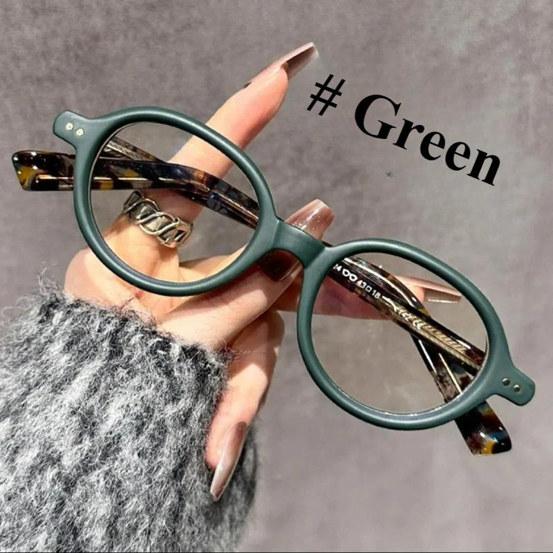 +1.0 ~ +4.0Small Glasses Frame Reading Presbyopia Eyeglasses in Tortoiseshell Color TR90 Material Resin Eyeglass Lenses Retro Style Oval Anti Blue 2.5
+1.0 ~ +4.0Small Glasses Frame Reading Presbyopia Eyeglasses in Tortoiseshell Color TR90 Material Resin Eyeglass Lenses Retro Style Oval Anti Blue 2.5
