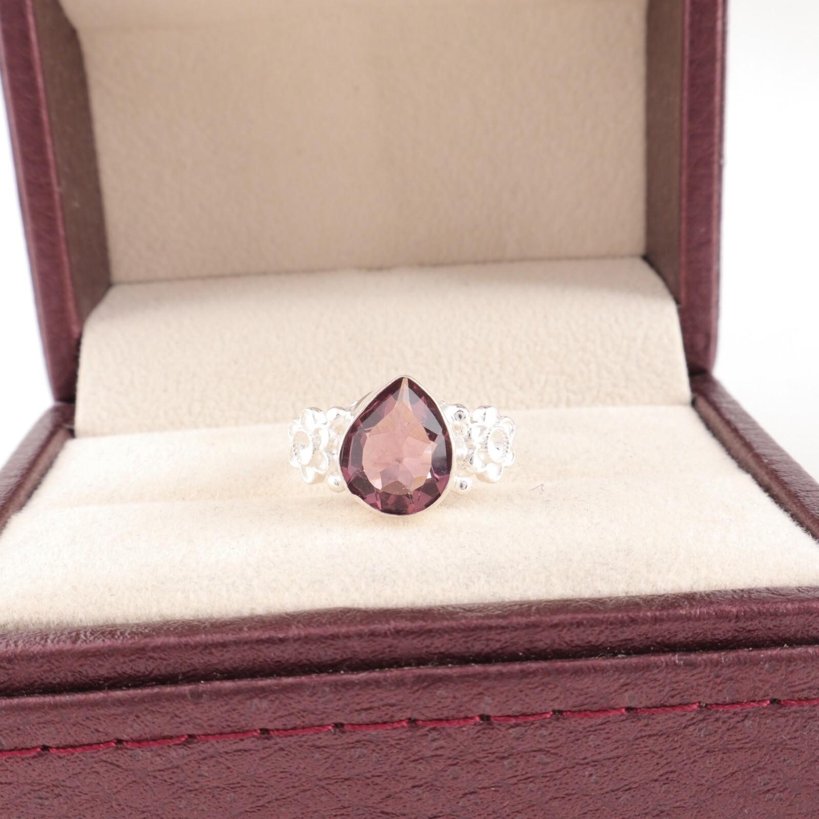 Rhodolite Gemstone 925 Stamped Silver Jewelry Handmade Ring For Anniversary Gift RR-59-10 13
Rhodolite Gemstone 925 Stamped Silver Jewelry Handmade Ring For Anniversary Gift RR-59-10 13