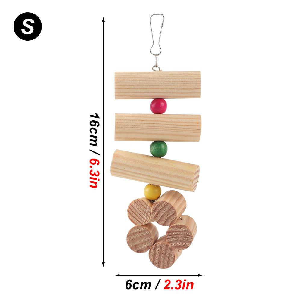 1 PC Natural Wooden Parrot Swing Chew Toys with Random Color Beads Fun Hanging Molar Toy for Pet Bird Hamster Chinchilla Rabbit
1 PC Natural Wooden Parrot Swing Chew Toys with Random Color Beads Fun Hanging Molar Toy for Pet Bird Hamster Chinchilla Rabbit