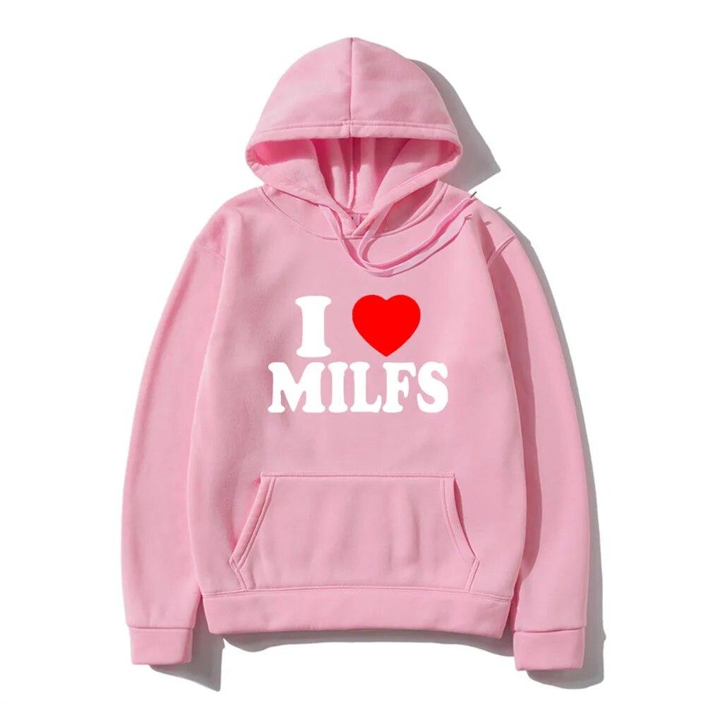 I Love MILFS I Heart Hot Moms Print Толстовки унісекс Світшоти Смішні осінь зима Повсякденні топи Пуловер Harajuku Fashion Clothing S
I Love MILFS I Heart Hot Moms Print Толстовки унісекс Світшоти Смішні осінь зима Повсякденні топи Пуловер Harajuku Fashion Clothing S